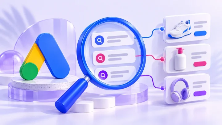 رمز Google Ads ومسارات بحث مرتبطة بعروض مناسبة