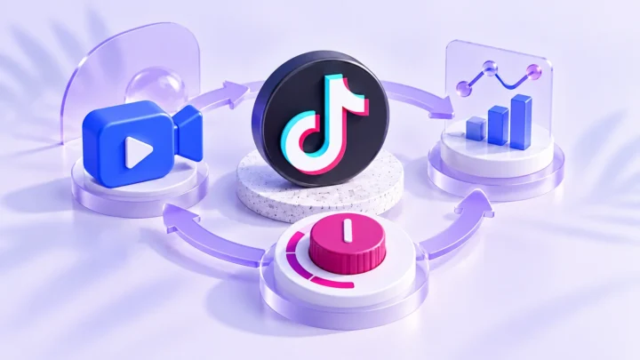 رمز TikTok ودورة تربط إنتاج الفيديو والقياس وشراء الإعلانات